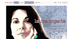 Desktop Screenshot of lauracepeda.com