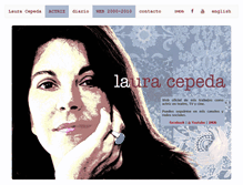 Tablet Screenshot of lauracepeda.com